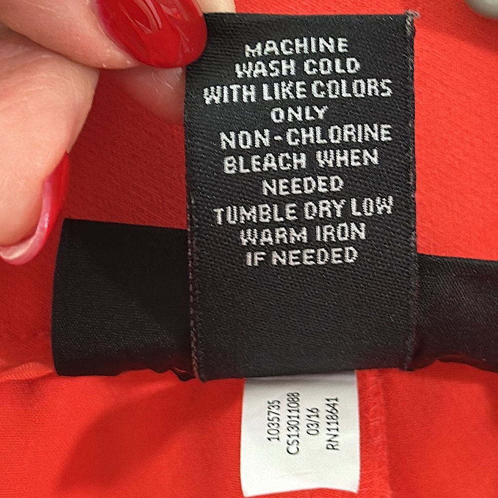 Lane Bryant Plus Size 18 Coral Crop Capri Infinite Stretch Wide Leg Culottes - Picture 12 of 12